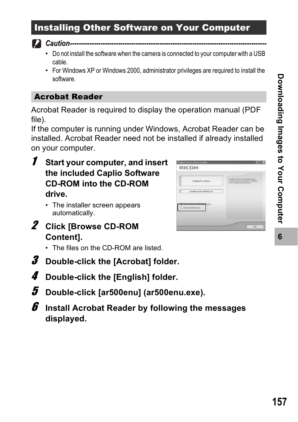 Ricoh Caplio R6 User Manual | Page 159 / 195