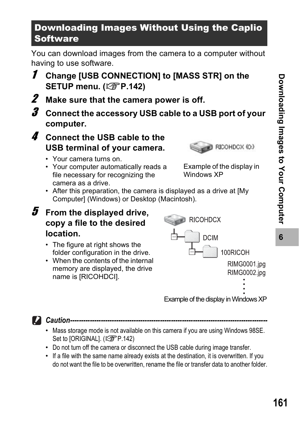 Ricoh Caplio R6 User Manual | Page 163 / 195