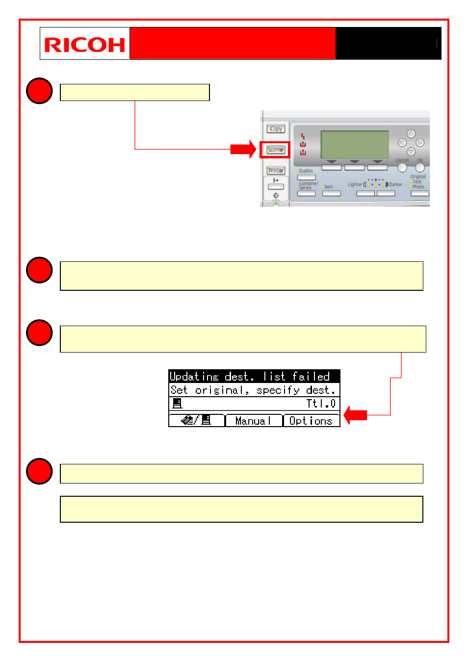 Scan to email | Ricoh MP 2000LE User Manual | Page 5 / 10