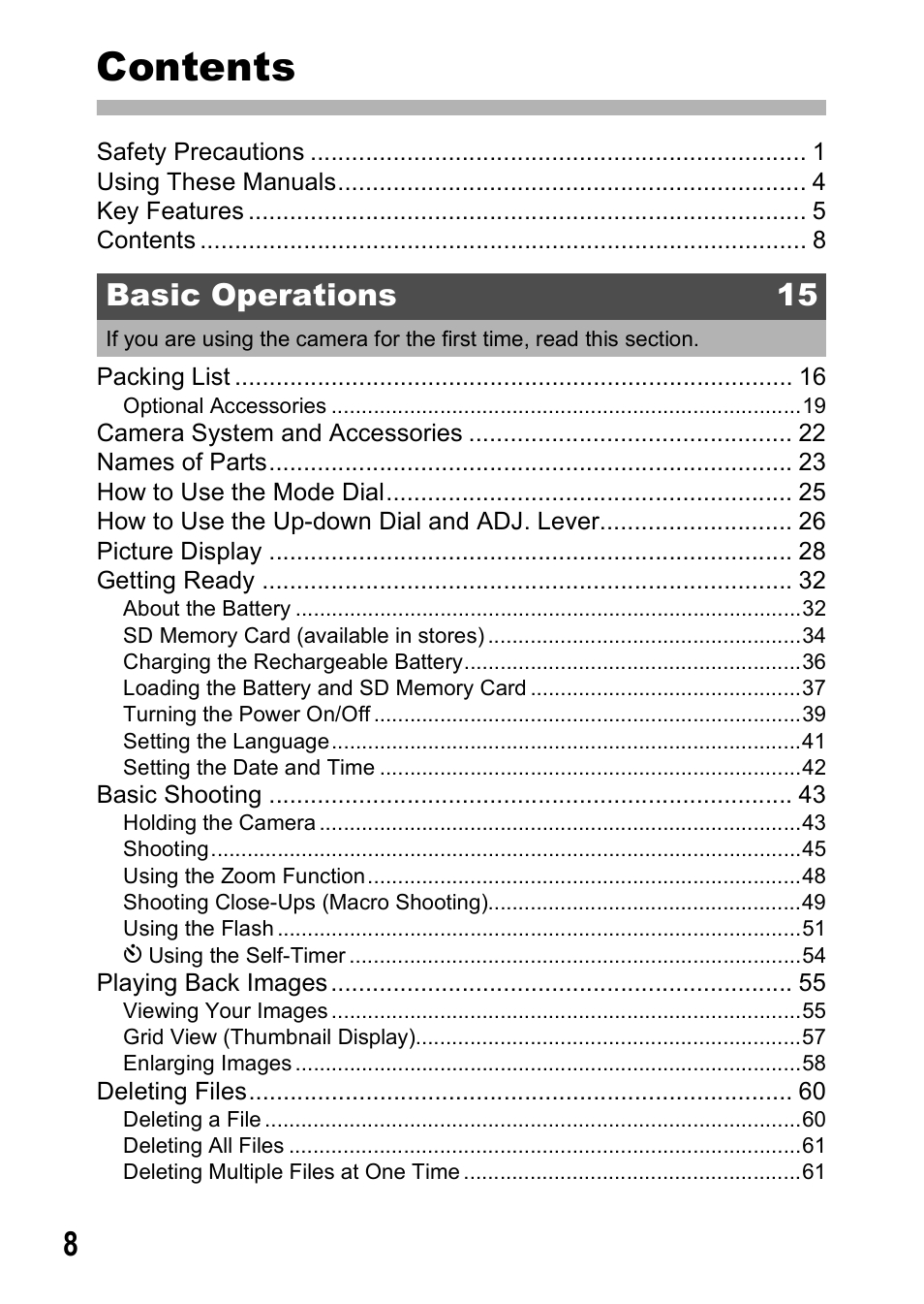 Ricoh GX200 VF KIT User Manual | Page 10 / 266