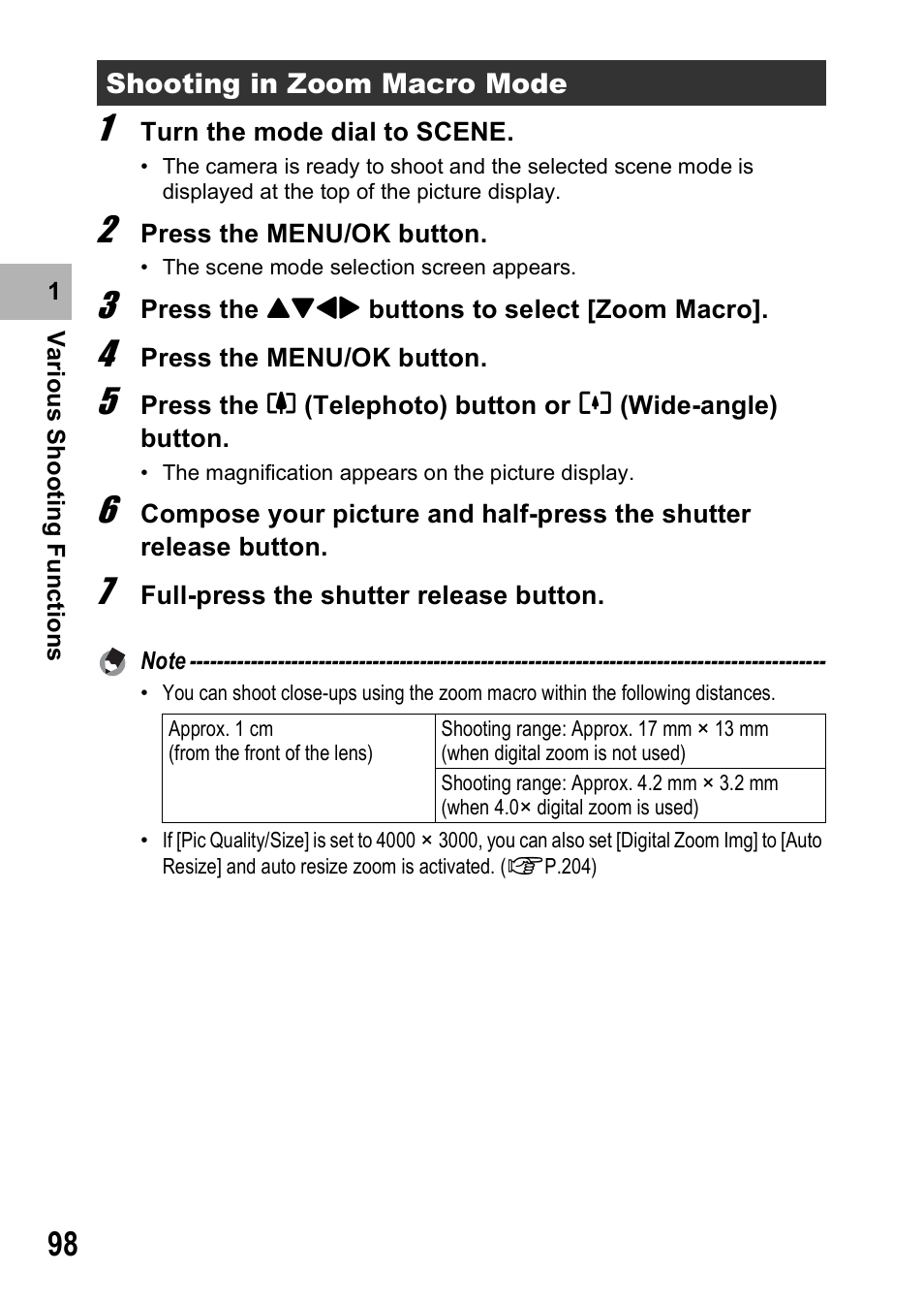 Ricoh GX200 VF KIT User Manual | Page 100 / 266