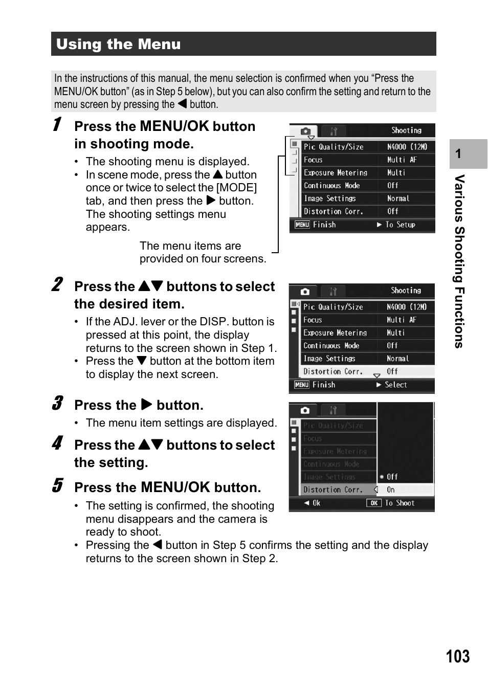 Ricoh GX200 VF KIT User Manual | Page 105 / 266
