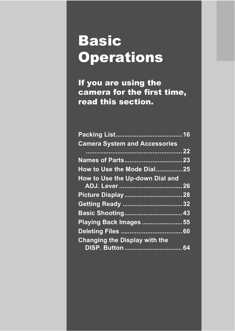 Basic operations | Ricoh GX200 VF KIT User Manual | Page 17 / 266