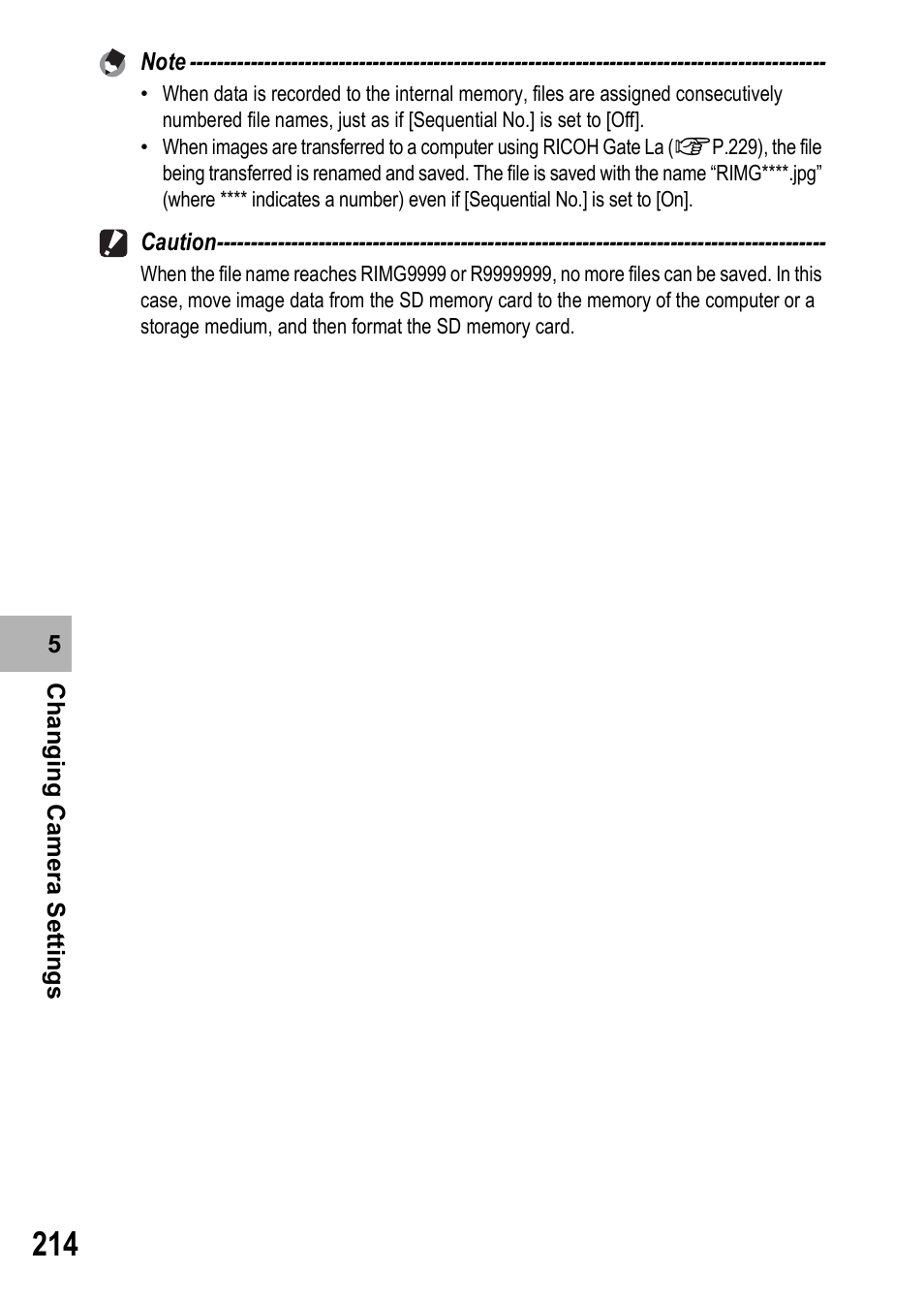 Ricoh GX200 VF KIT User Manual | Page 216 / 266