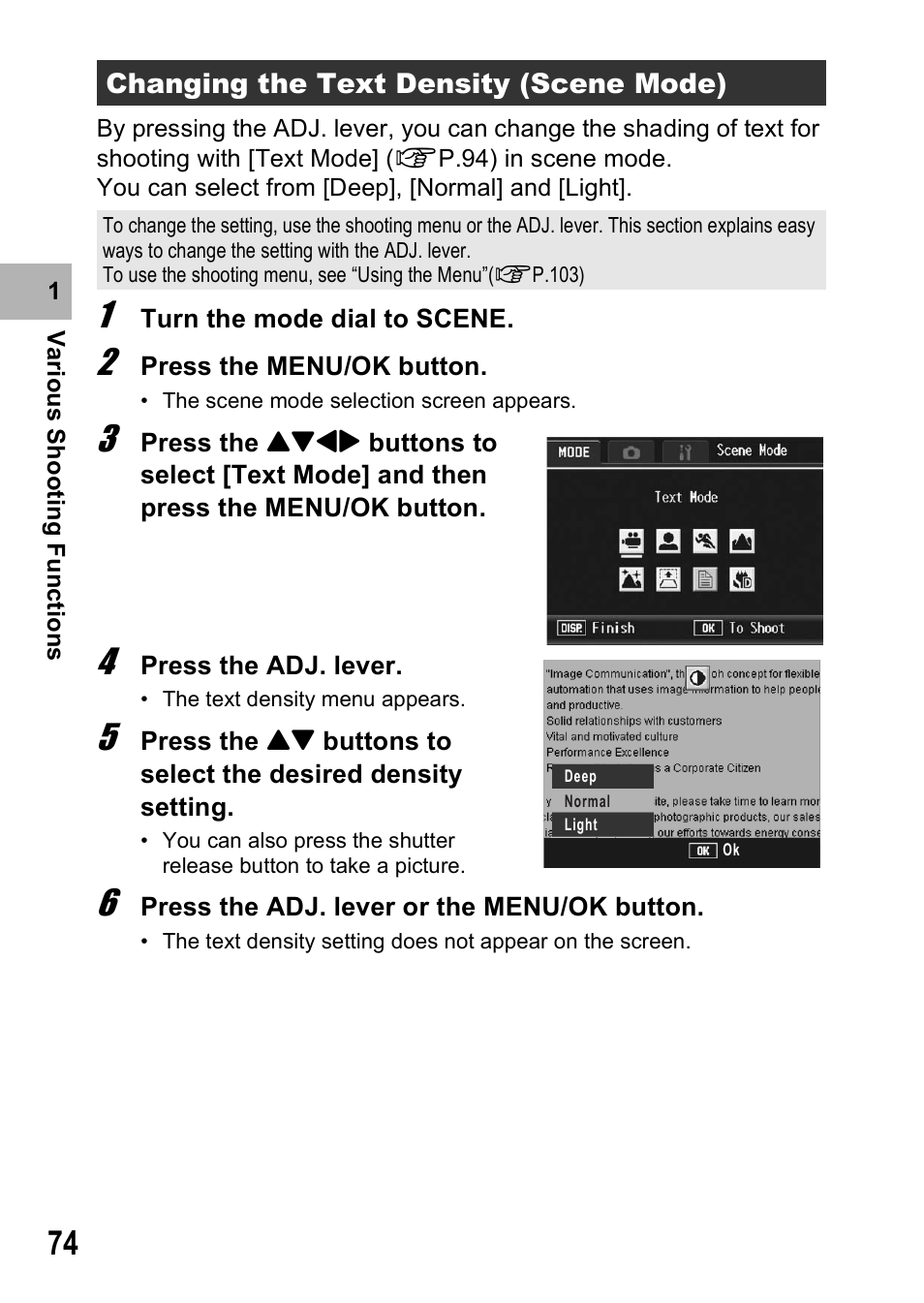 Ricoh GX200 VF KIT User Manual | Page 76 / 266