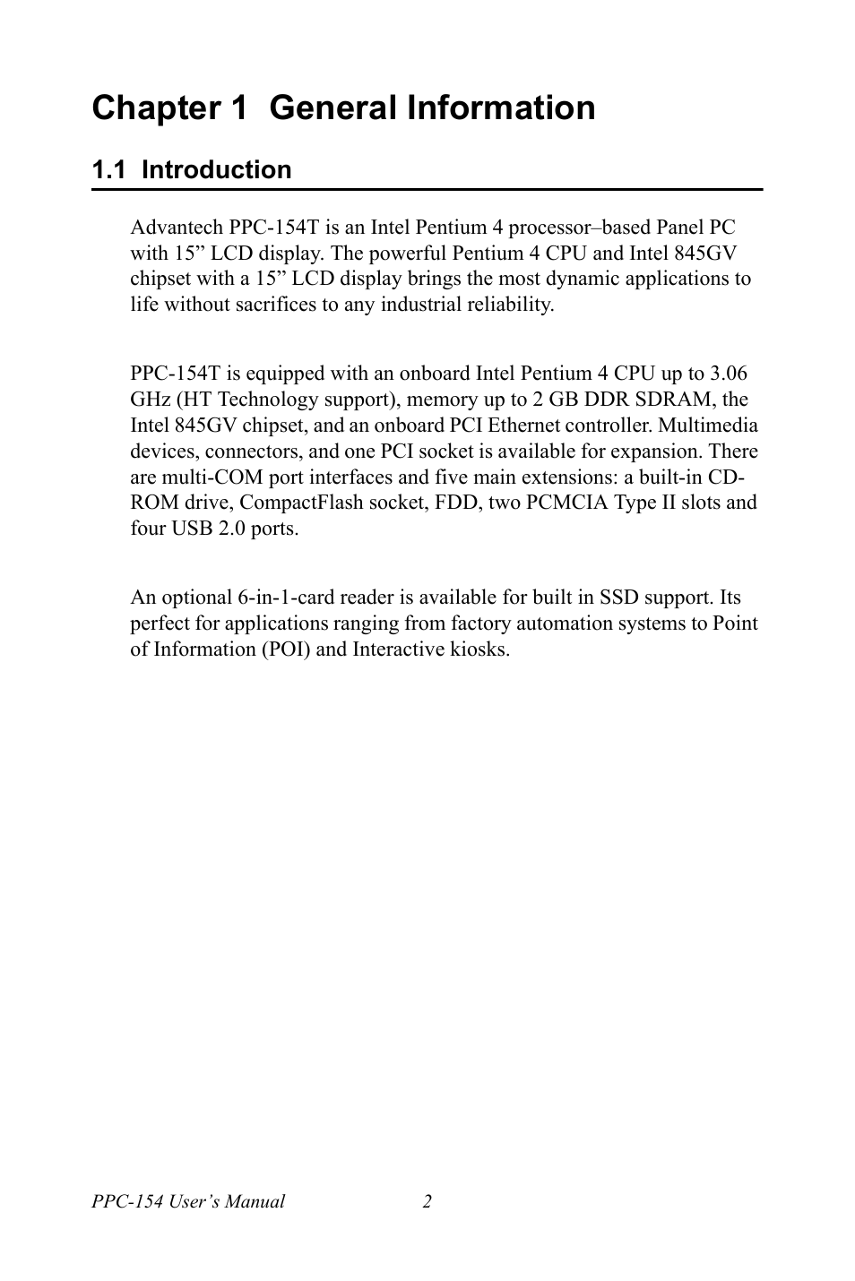 Chapter 1 general information, 1 introduction, Chapter | 1 general information, Introduction | Ricoh PPC-154 User Manual | Page 14 / 70