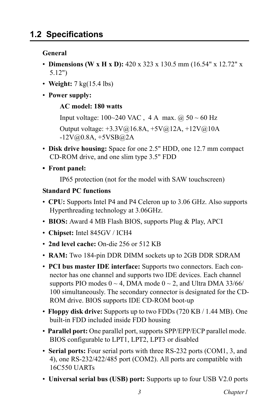 2 specifications, Specifications | Ricoh PPC-154 User Manual | Page 15 / 70