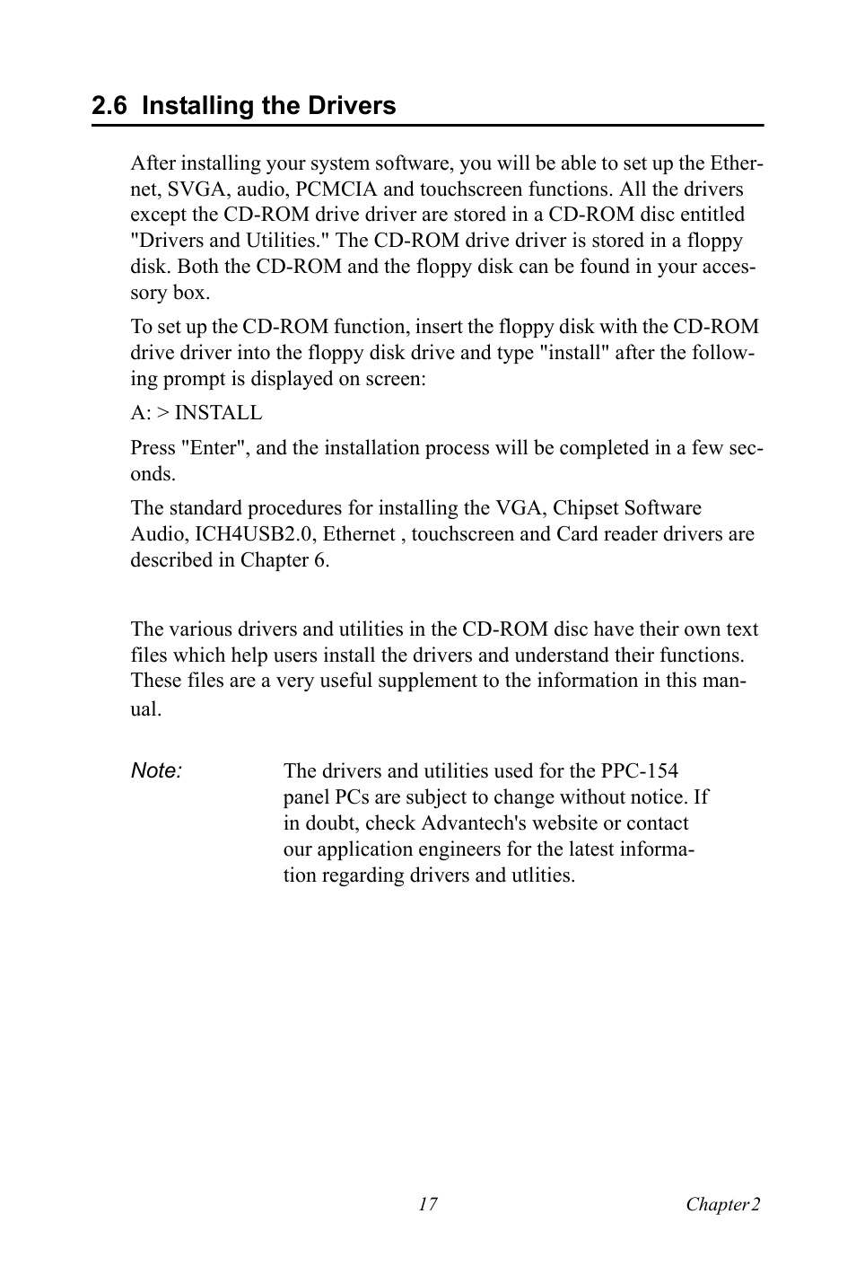 6 installing the drivers, Installing the drivers | Ricoh PPC-154 User Manual | Page 25 / 70