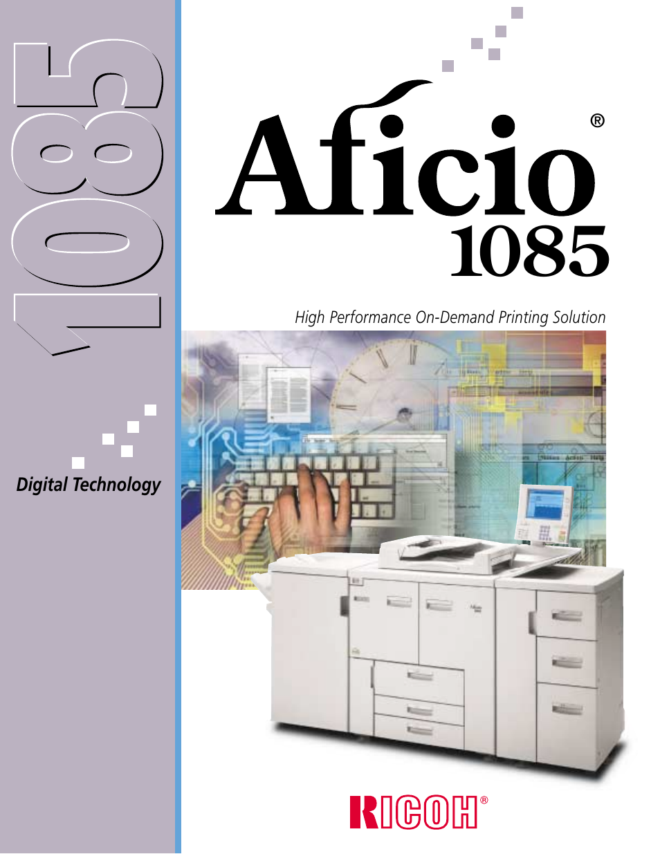 Ricoh Aficio 1085 User Manual | 14 pages