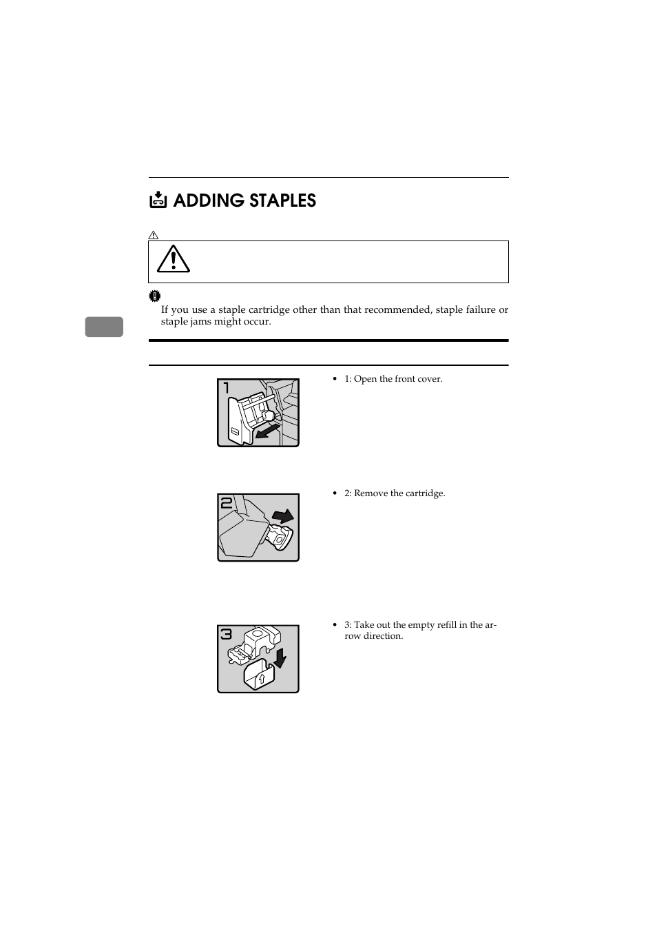 Adding staples, 1000-sheet finisher, 3d adding staples | Ricoh 450 User Manual | Page 150 / 209