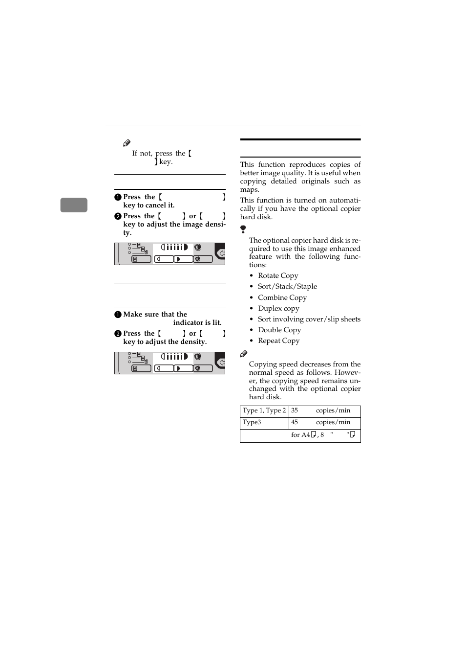 Enhanced image copy | Ricoh 450 User Manual | Page 54 / 209