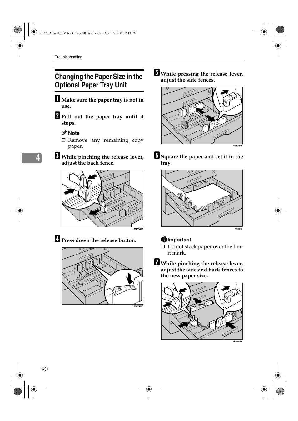 Ricoh Aficio DSm616 User Manual | Page 102 / 128