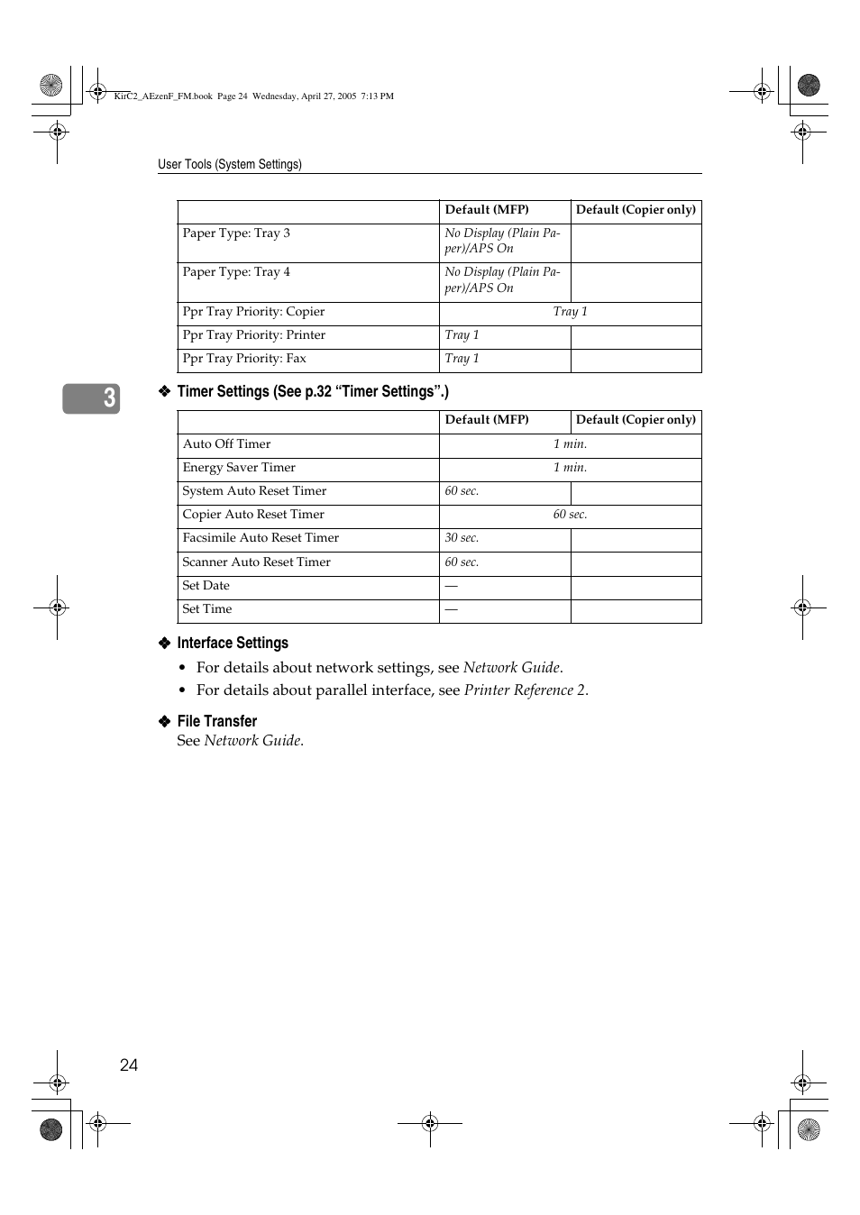Ricoh Aficio DSm616 User Manual | Page 36 / 128