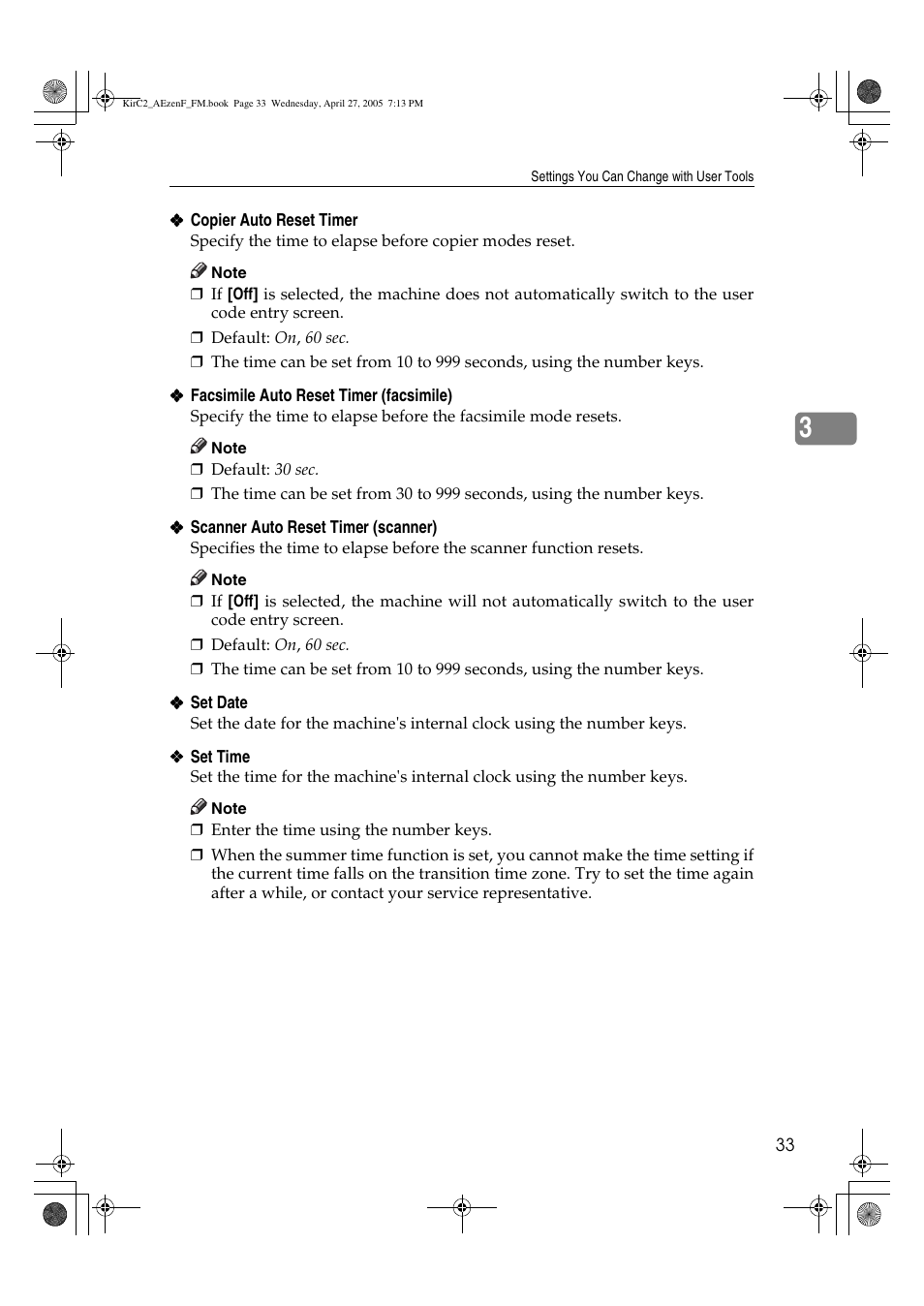 Ricoh Aficio DSm616 User Manual | Page 45 / 128