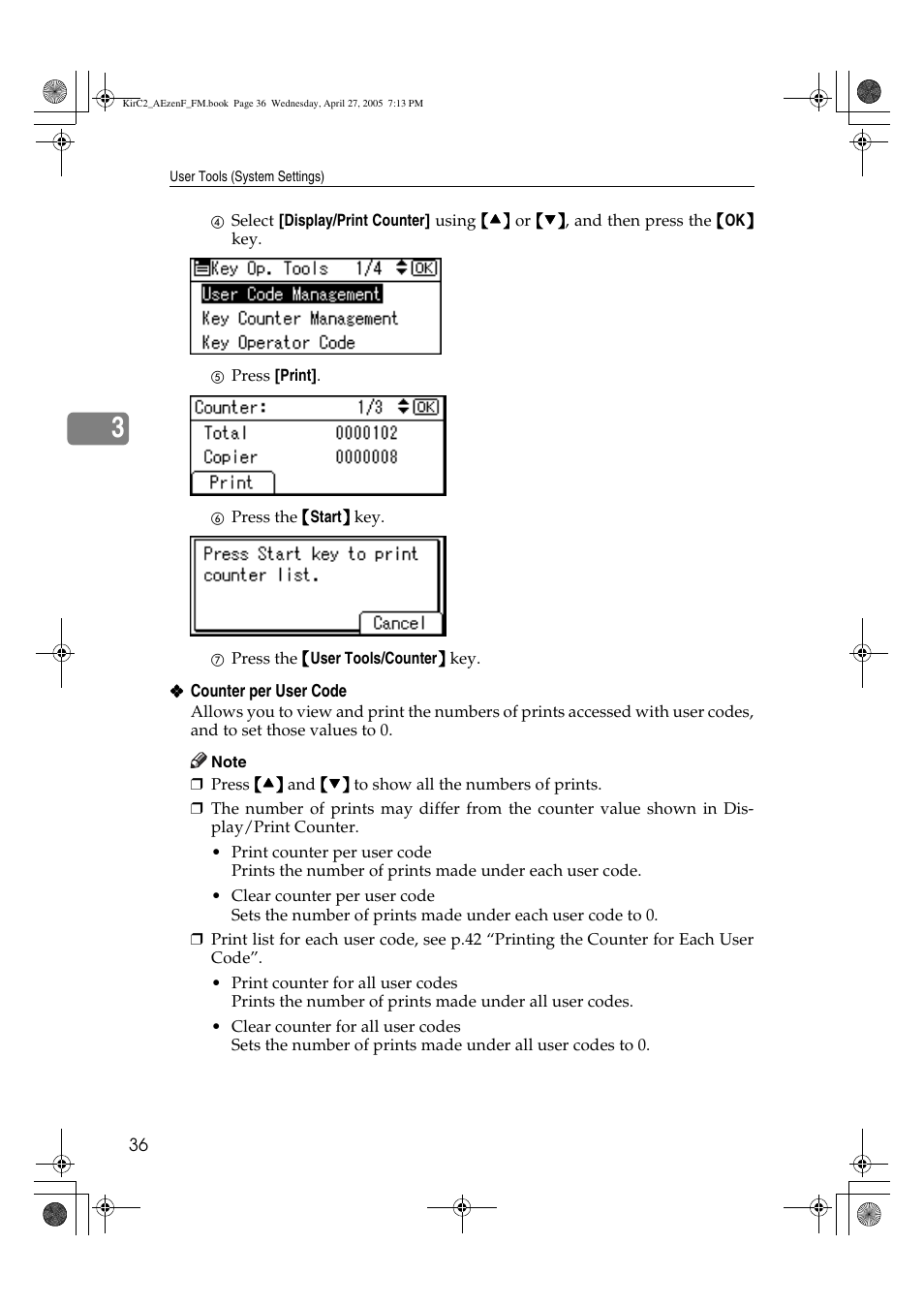 Ricoh Aficio DSm616 User Manual | Page 48 / 128