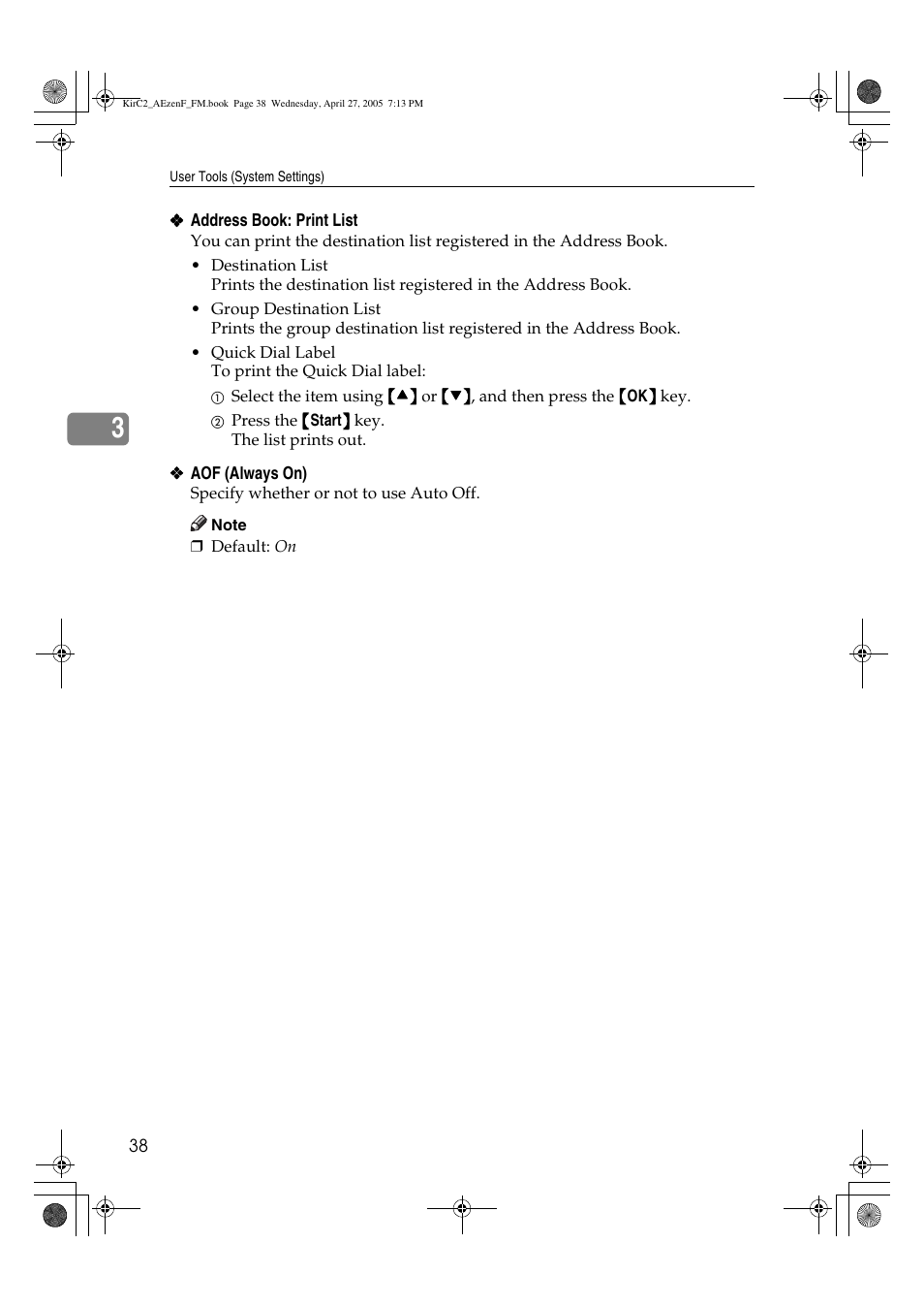 Ricoh Aficio DSm616 User Manual | Page 50 / 128