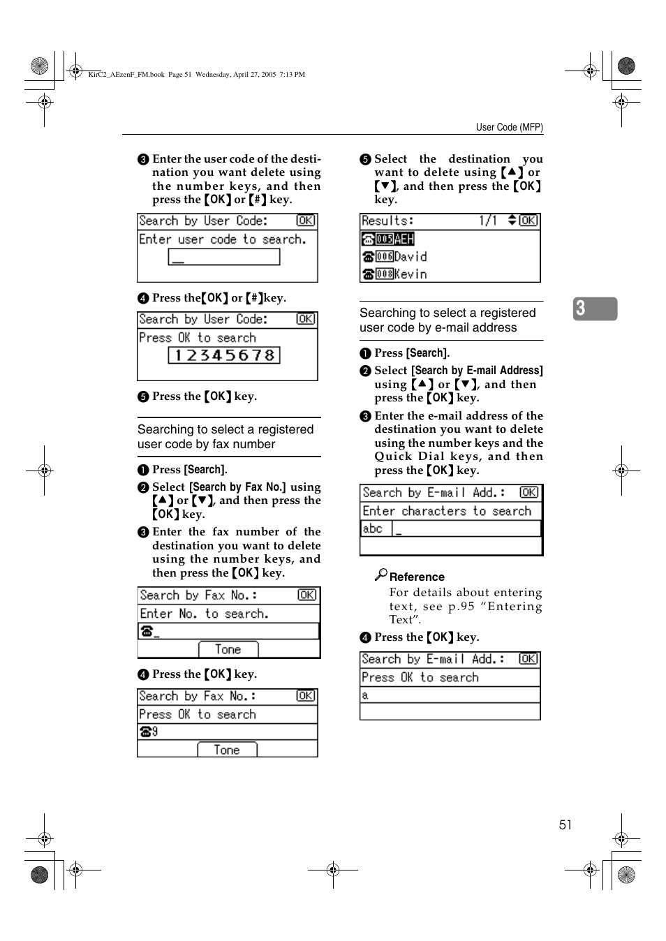 Ricoh Aficio DSm616 User Manual | Page 63 / 128