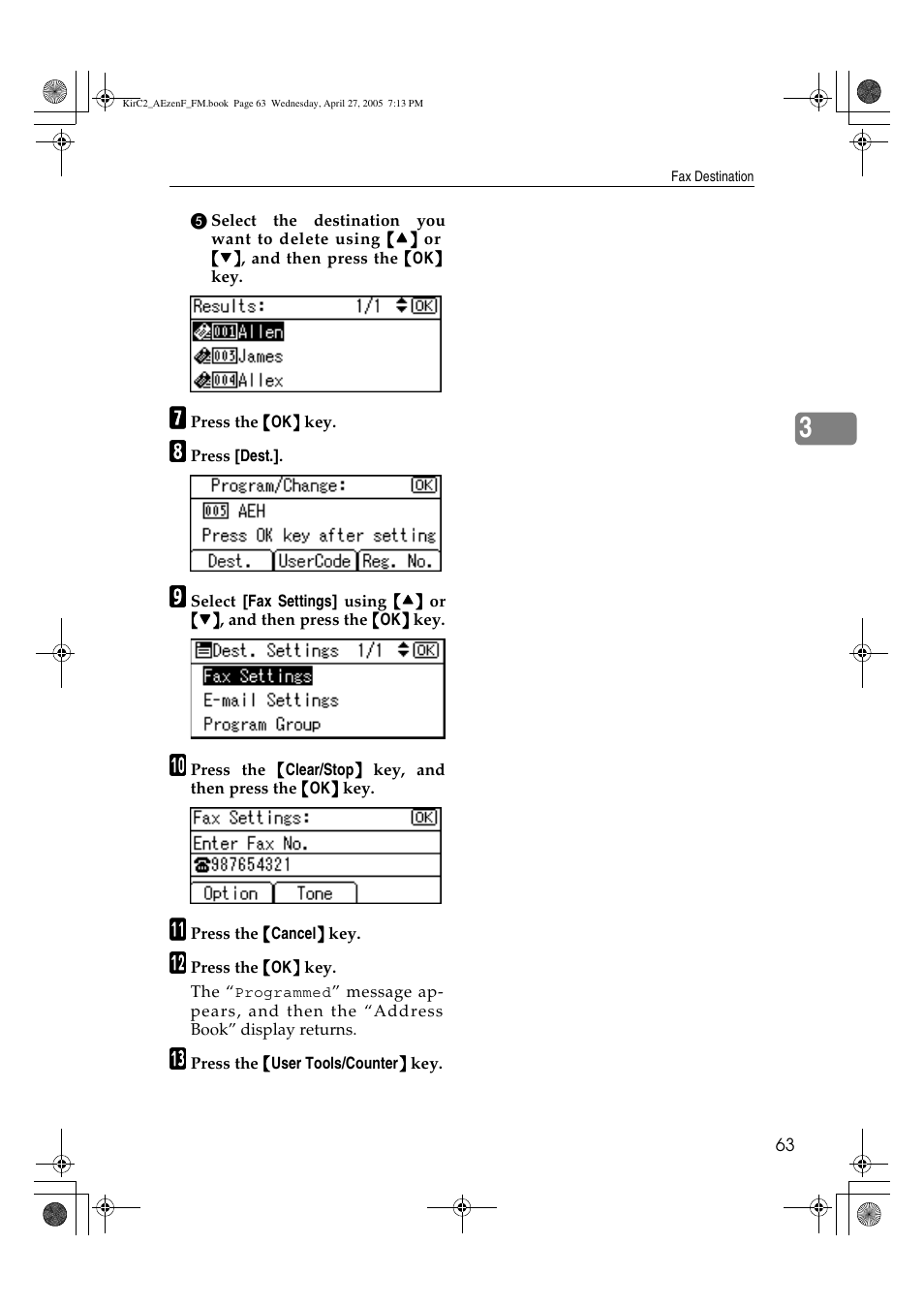 Ricoh Aficio DSm616 User Manual | Page 75 / 128