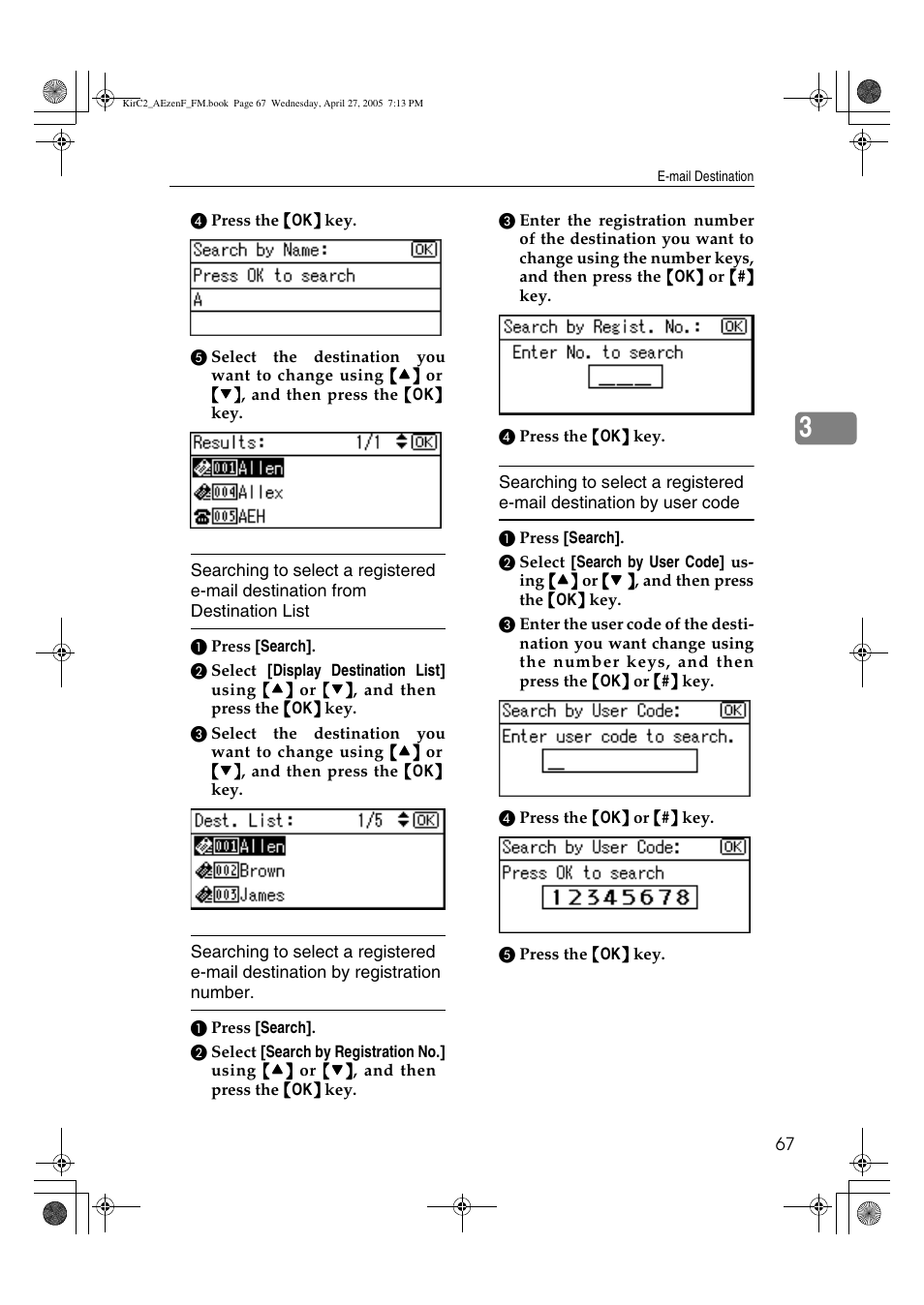 Ricoh Aficio DSm616 User Manual | Page 79 / 128