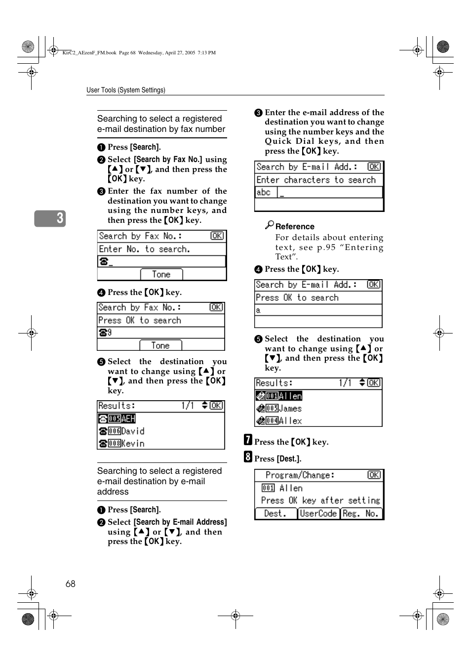 Ricoh Aficio DSm616 User Manual | Page 80 / 128