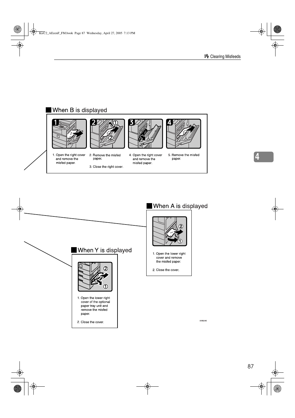 Ricoh Aficio DSm616 User Manual | Page 99 / 128