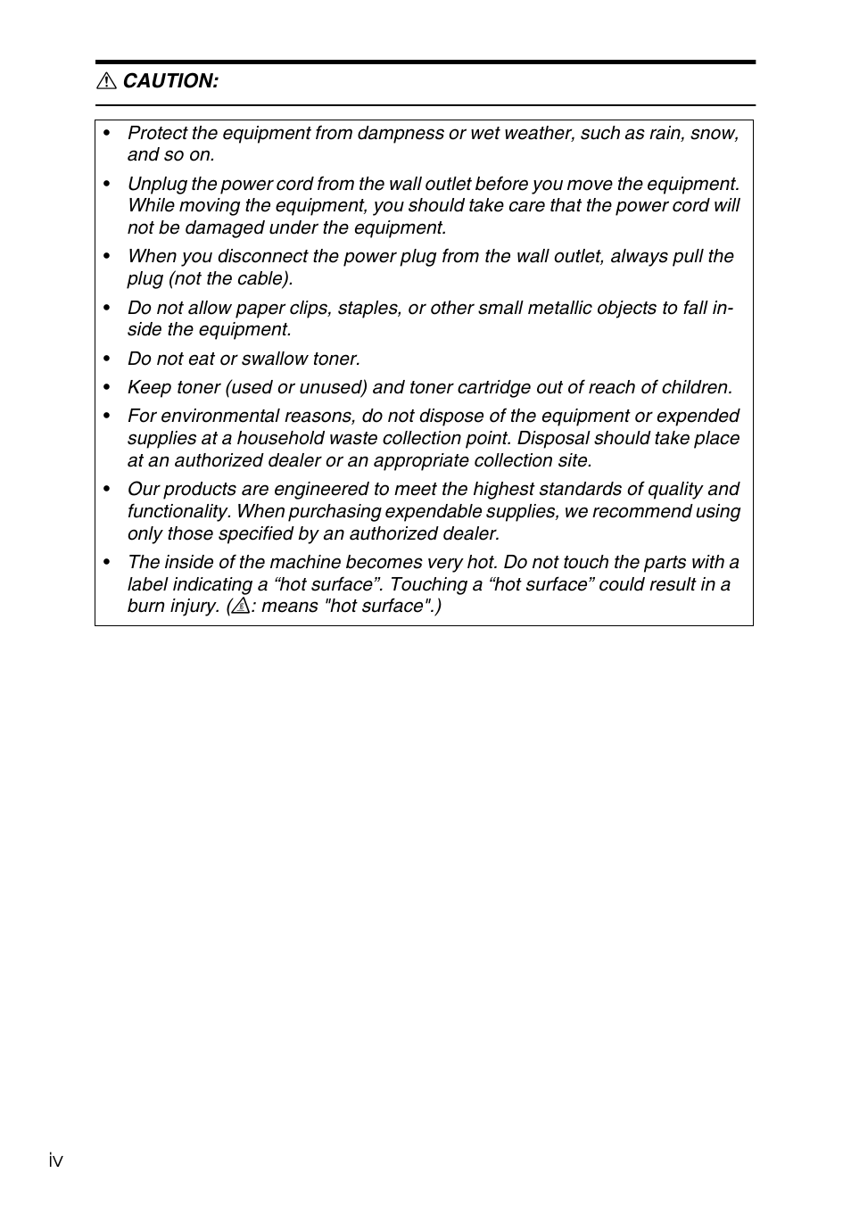Ricoh Aficio AP3200 User Manual | Page 10 / 102