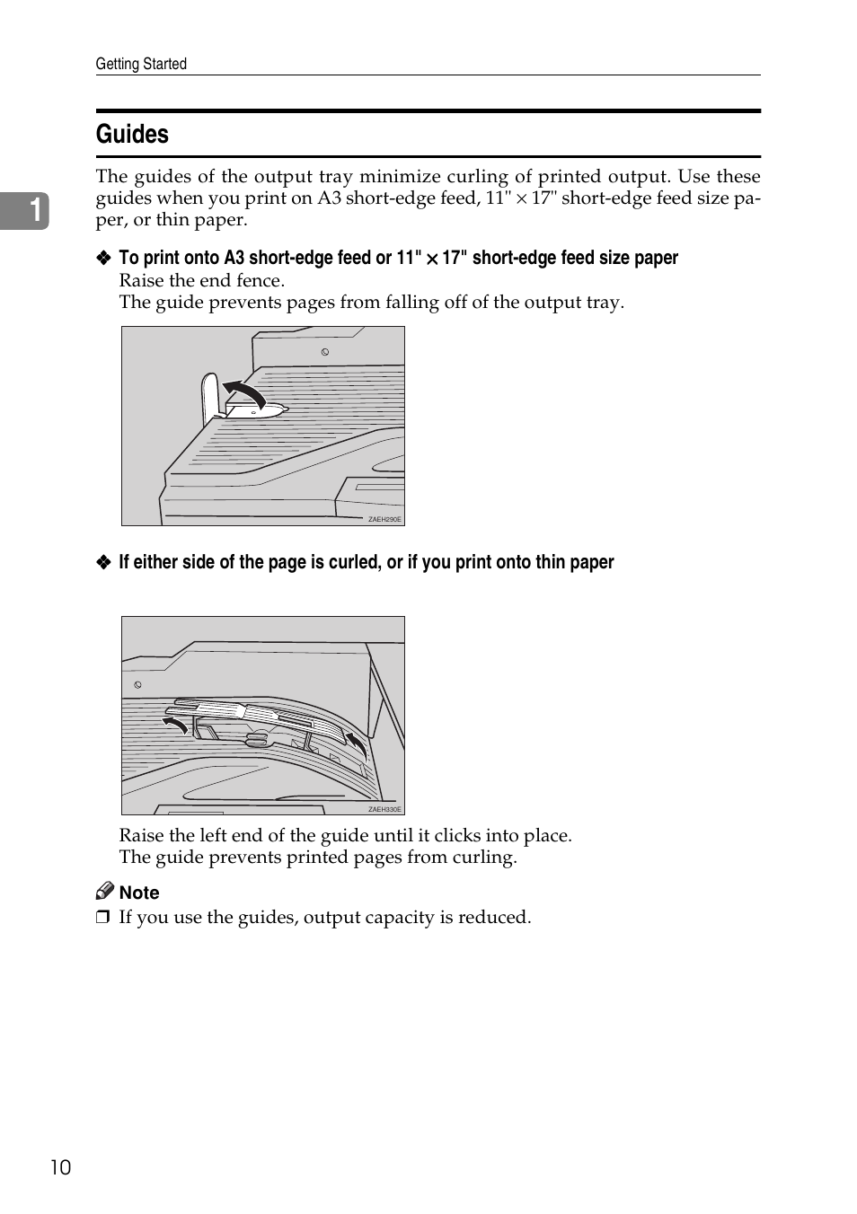 Guides | Ricoh Aficio AP3200 User Manual | Page 26 / 102