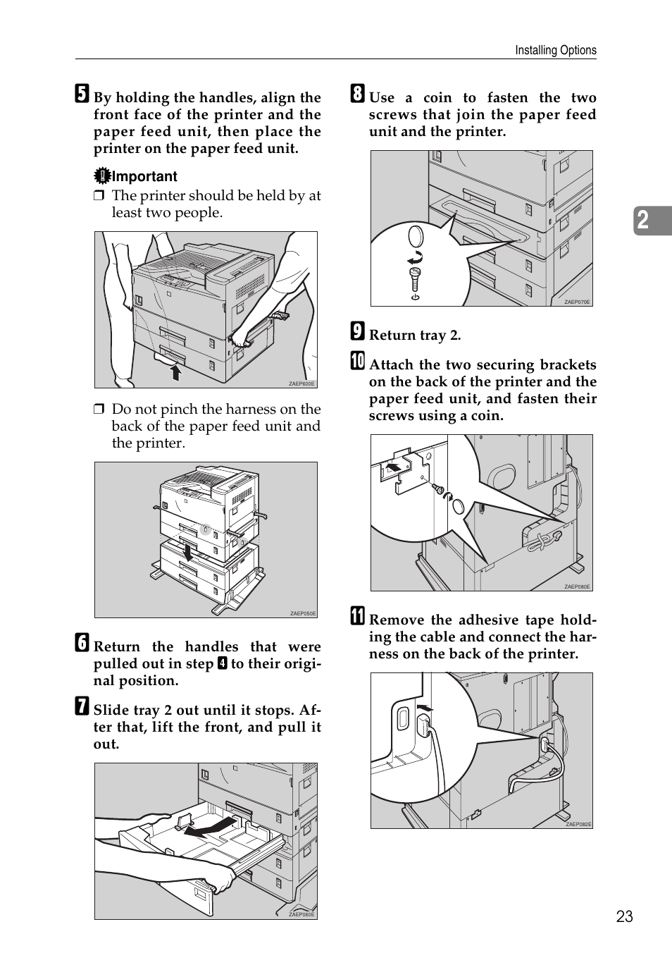 Ricoh Aficio AP3200 User Manual | Page 39 / 102