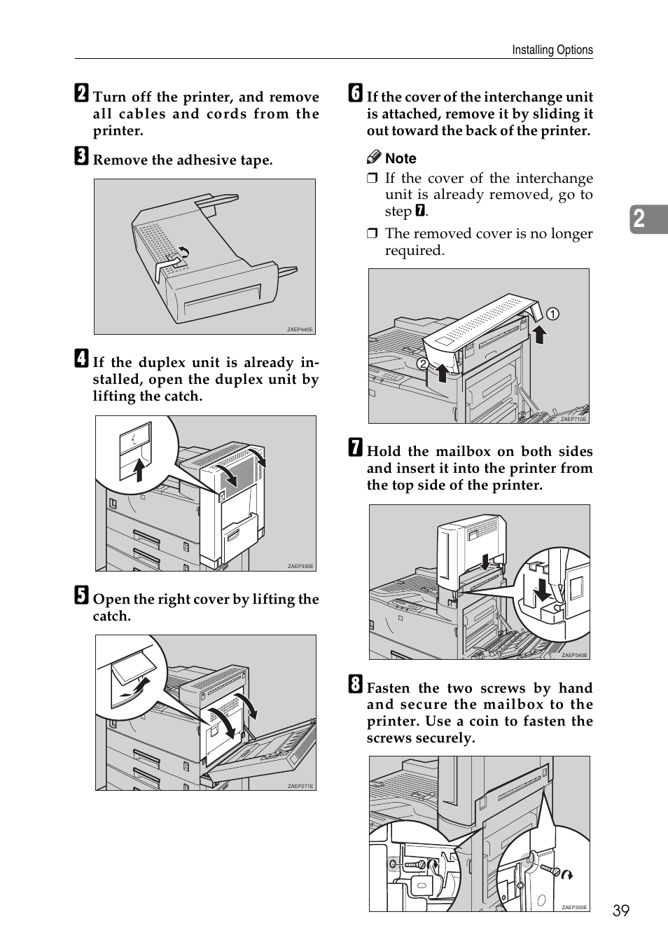 Ricoh Aficio AP3200 User Manual | Page 55 / 102