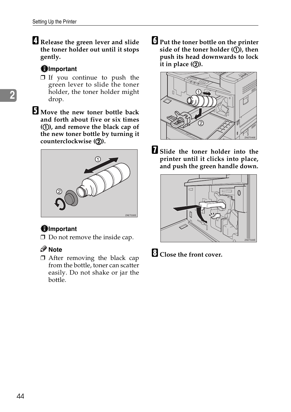 Ricoh Aficio AP3200 User Manual | Page 60 / 102