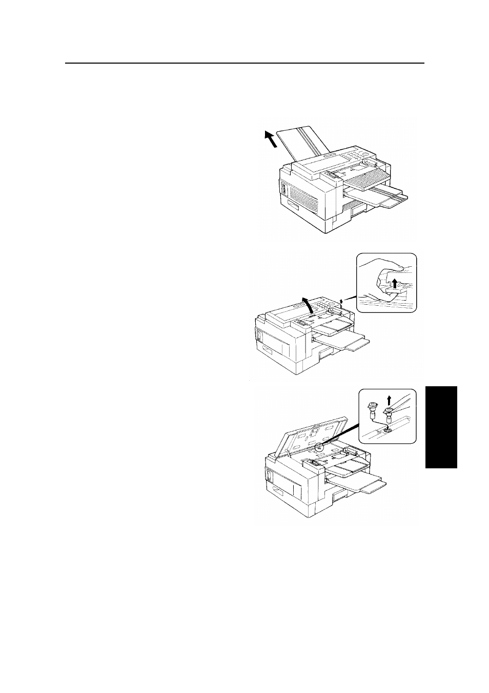 Replacing the stamp | Ricoh FAX5600L User Manual | Page 213 / 269