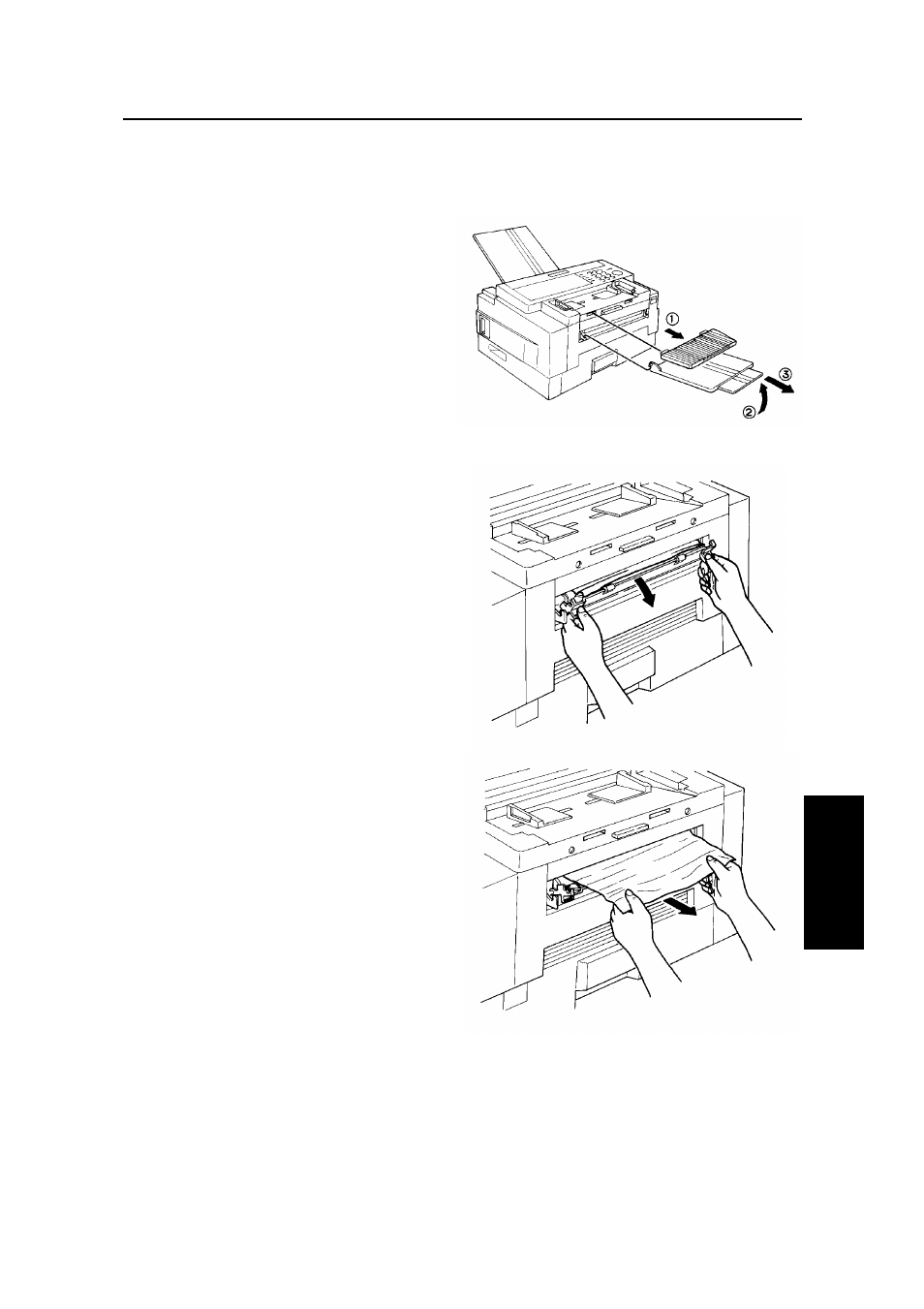 Copy feed-out area | Ricoh FAX5600L User Manual | Page 231 / 269
