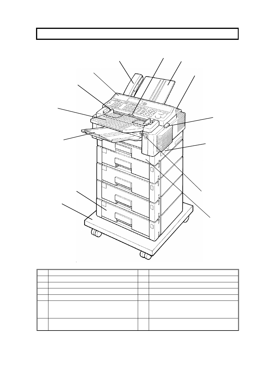 Guide to components | Ricoh FAX5600L User Manual | Page 32 / 269