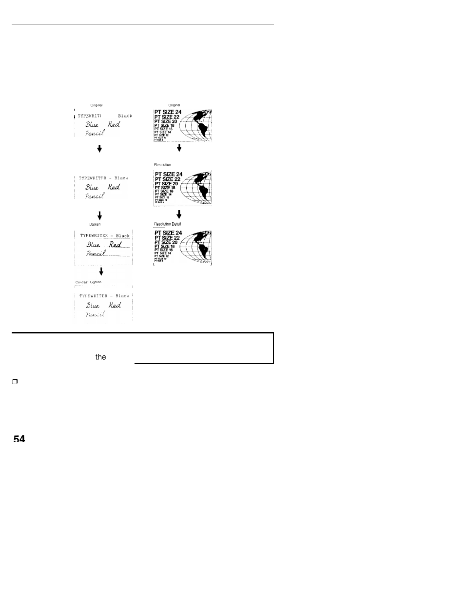 Contrast, resolution, and halftone modes | Ricoh FAX5600L User Manual | Page 68 / 269