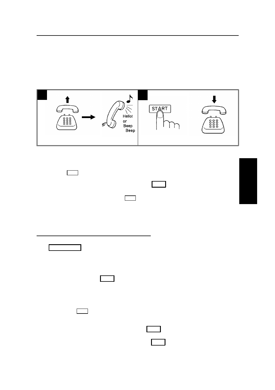 Answering the telephone, Phoning and faxing on the same call | Ricoh FAX5600L User Manual | Page 93 / 269