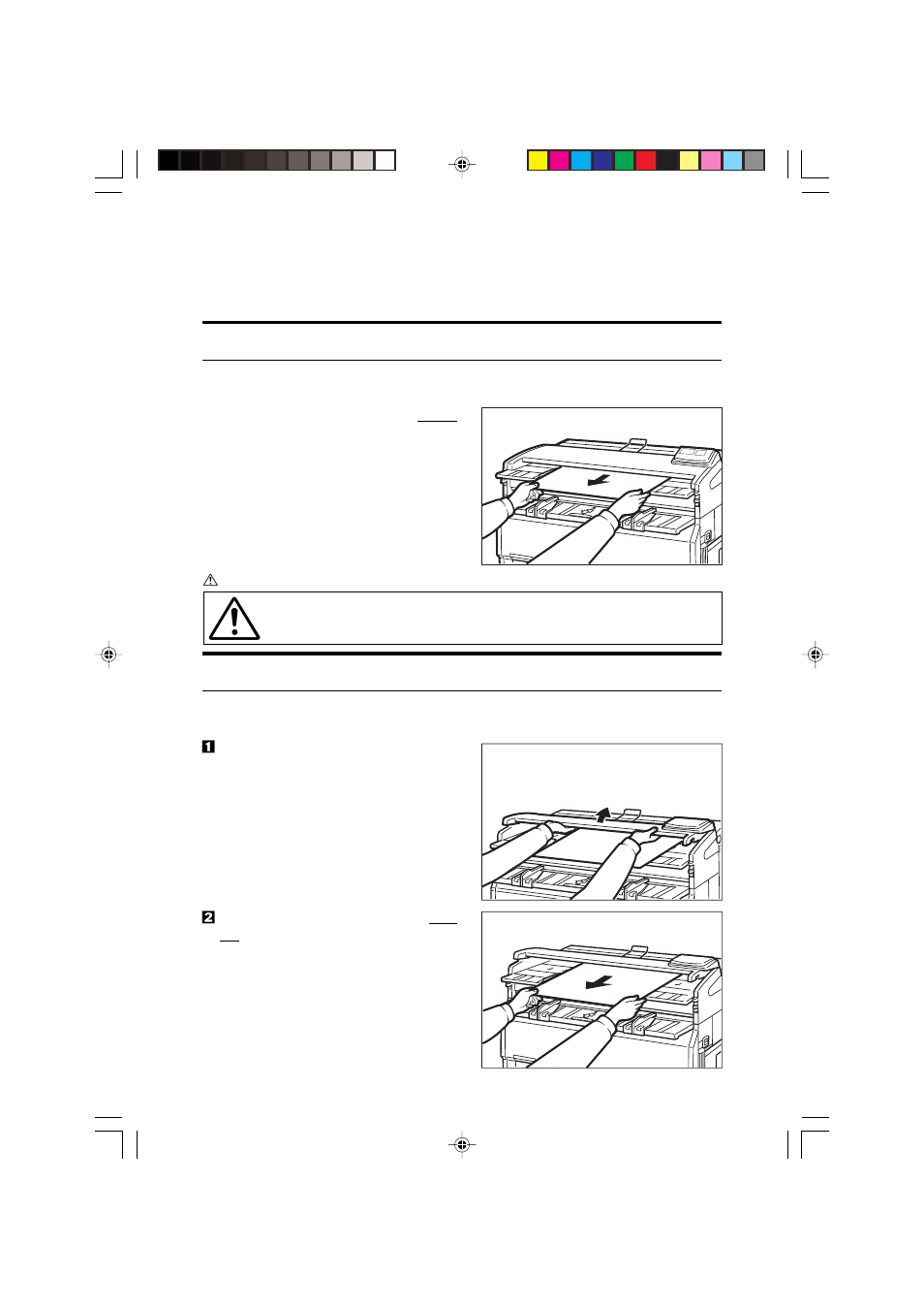 If jams occur, If the original is jammed in the feed- in slot, If the original is jammed at the exit | Ricoh A251 User Manual | Page 135 / 151