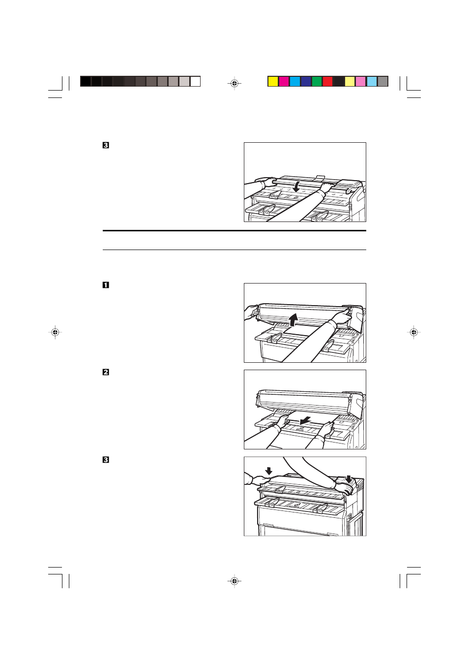 If sheet paper is jammed in the feed- in slot, If sheet paper is jammed in the feed-in slot | Ricoh A251 User Manual | Page 136 / 151