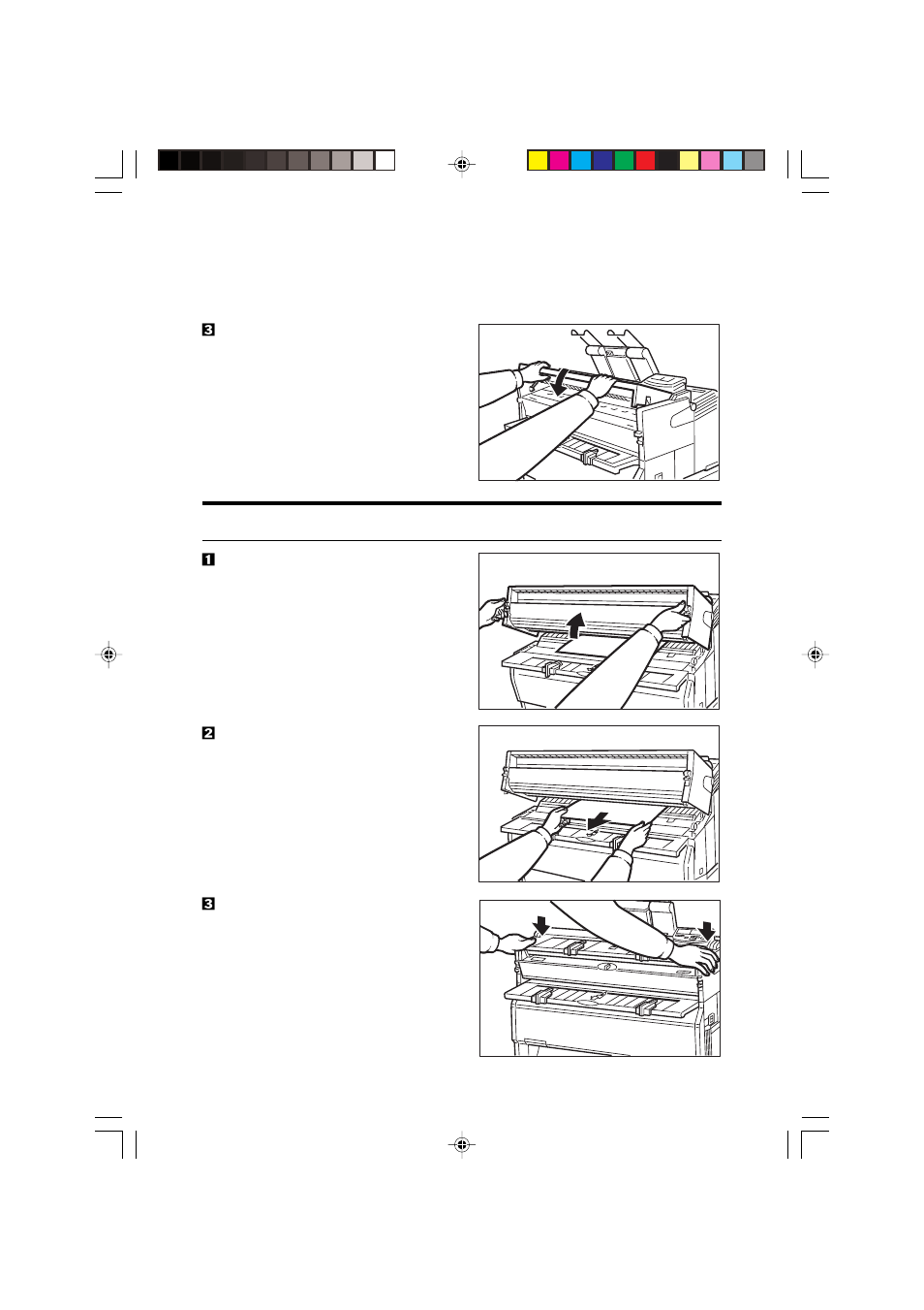 If sheet paper is jammed in the feed-in slot | Ricoh A251 User Manual | Page 61 / 151