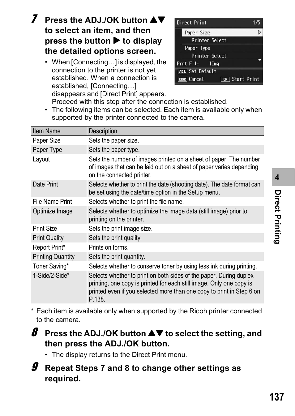 Ricoh R8 User Manual | Page 139 / 211