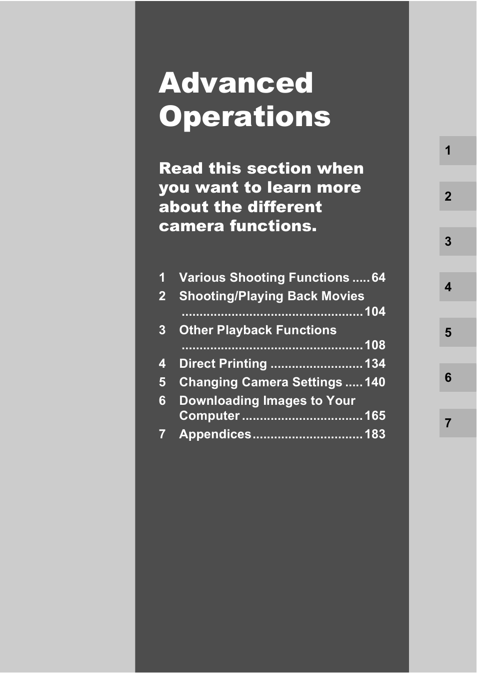 Advanced operations | Ricoh R8 User Manual | Page 65 / 211