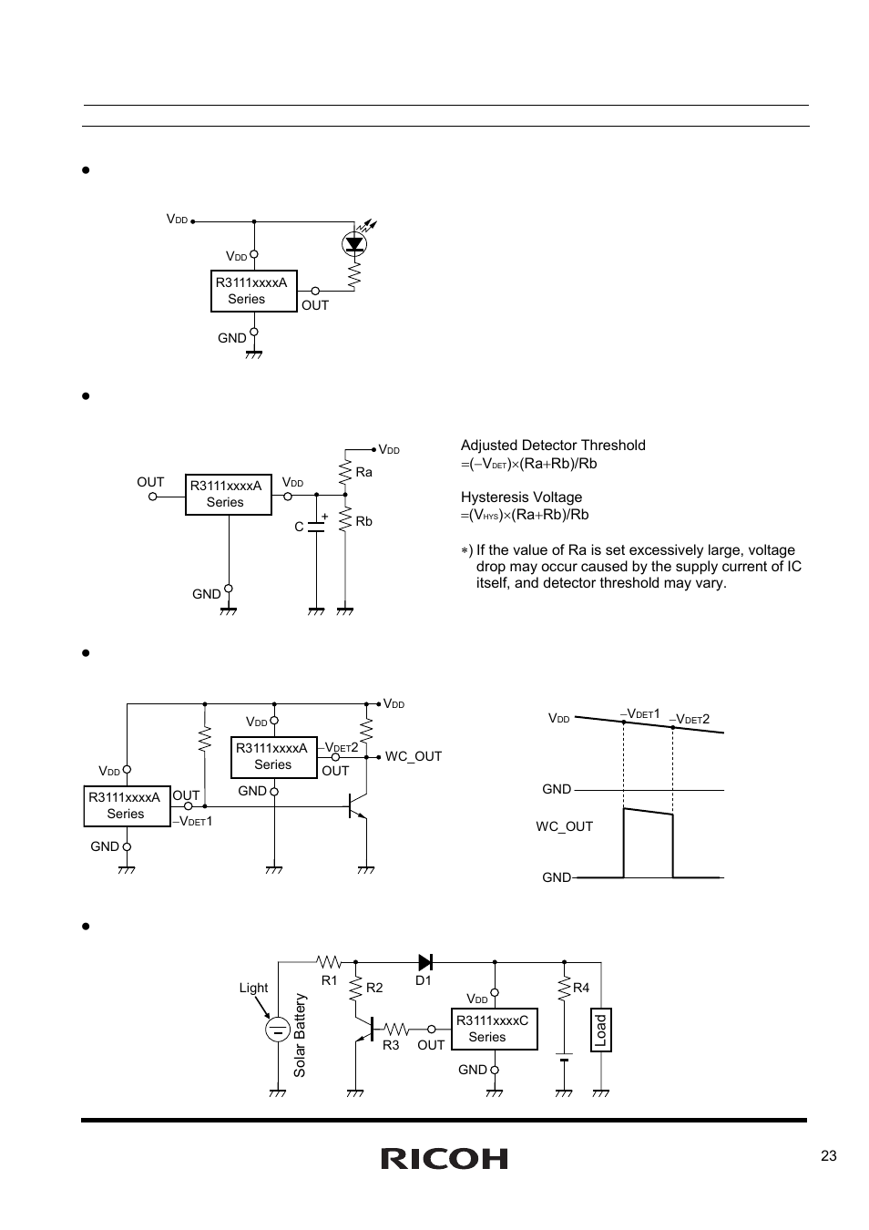 R3111x | Ricoh R3111x Series User Manual | Page 23 / 25
