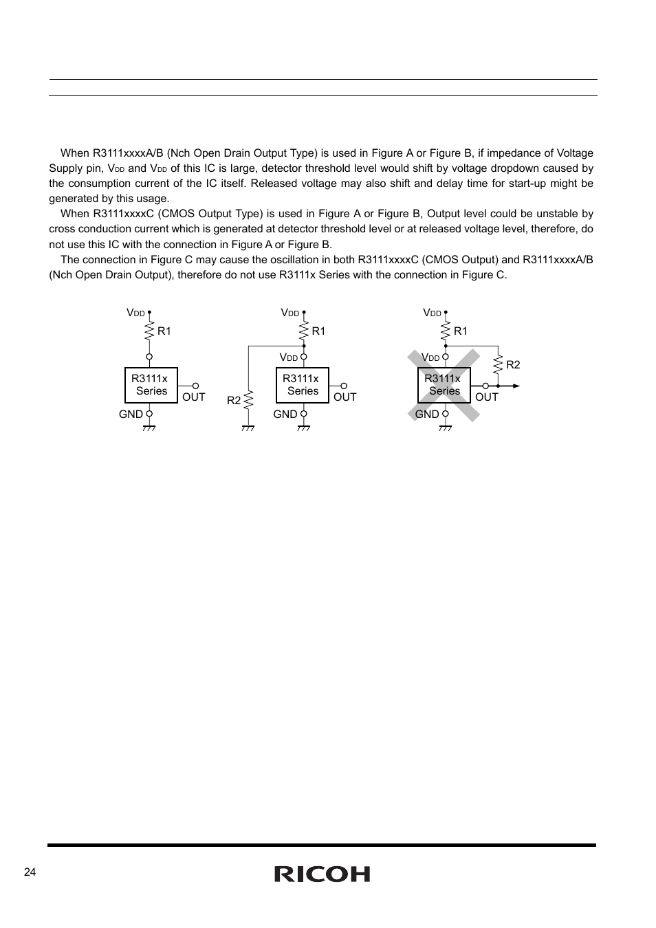 R3111x | Ricoh R3111x Series User Manual | Page 24 / 25