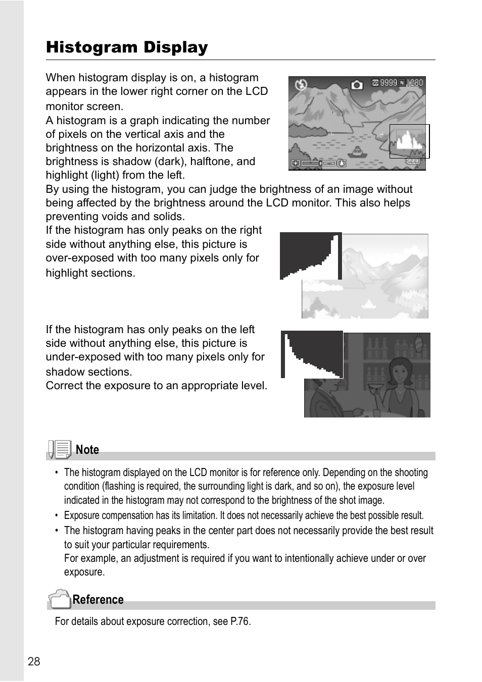 Histogram display | Ricoh Caplio R2 User Manual | Page 30 / 172