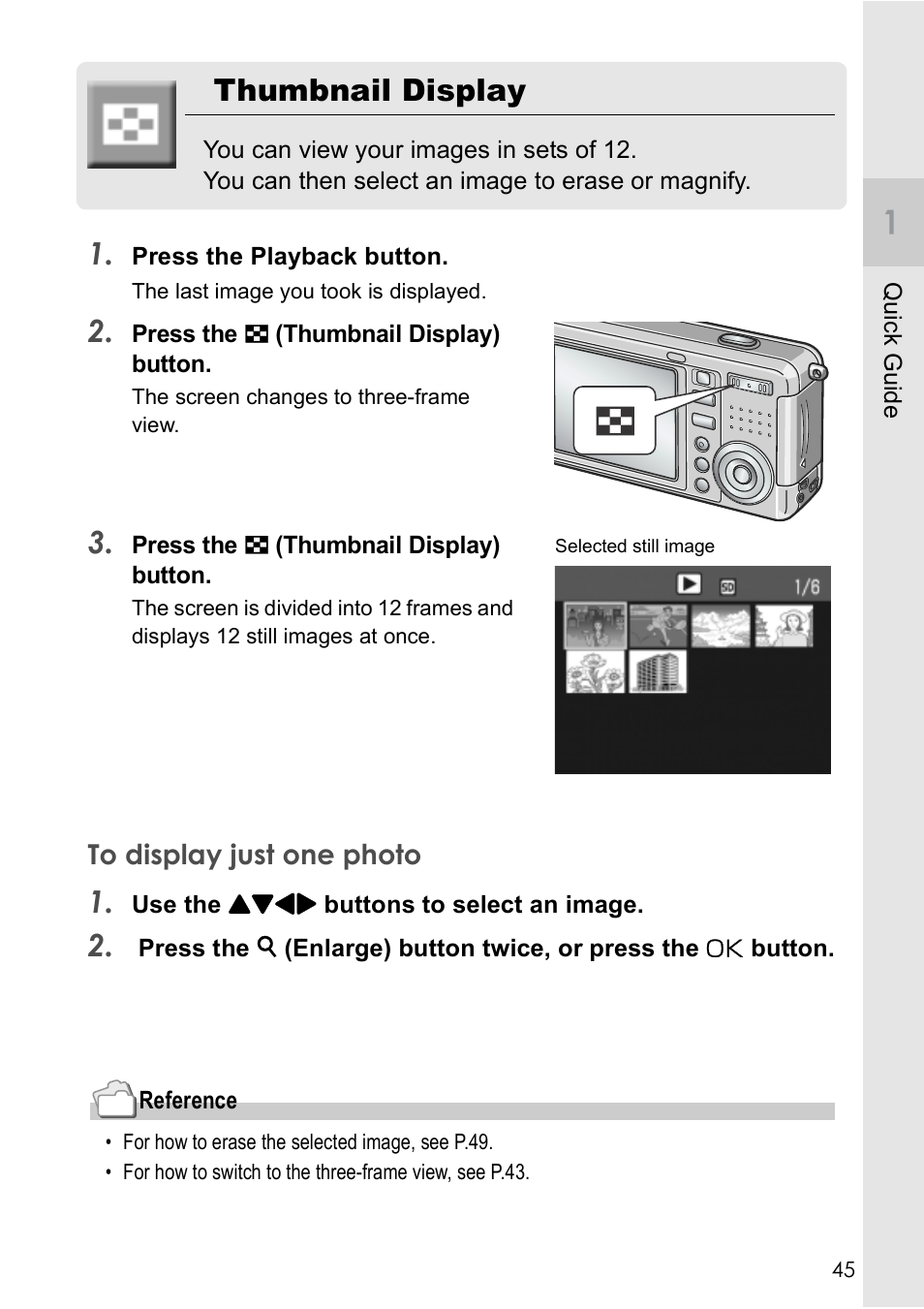 Thumbnail display | Ricoh Caplio R2 User Manual | Page 47 / 172