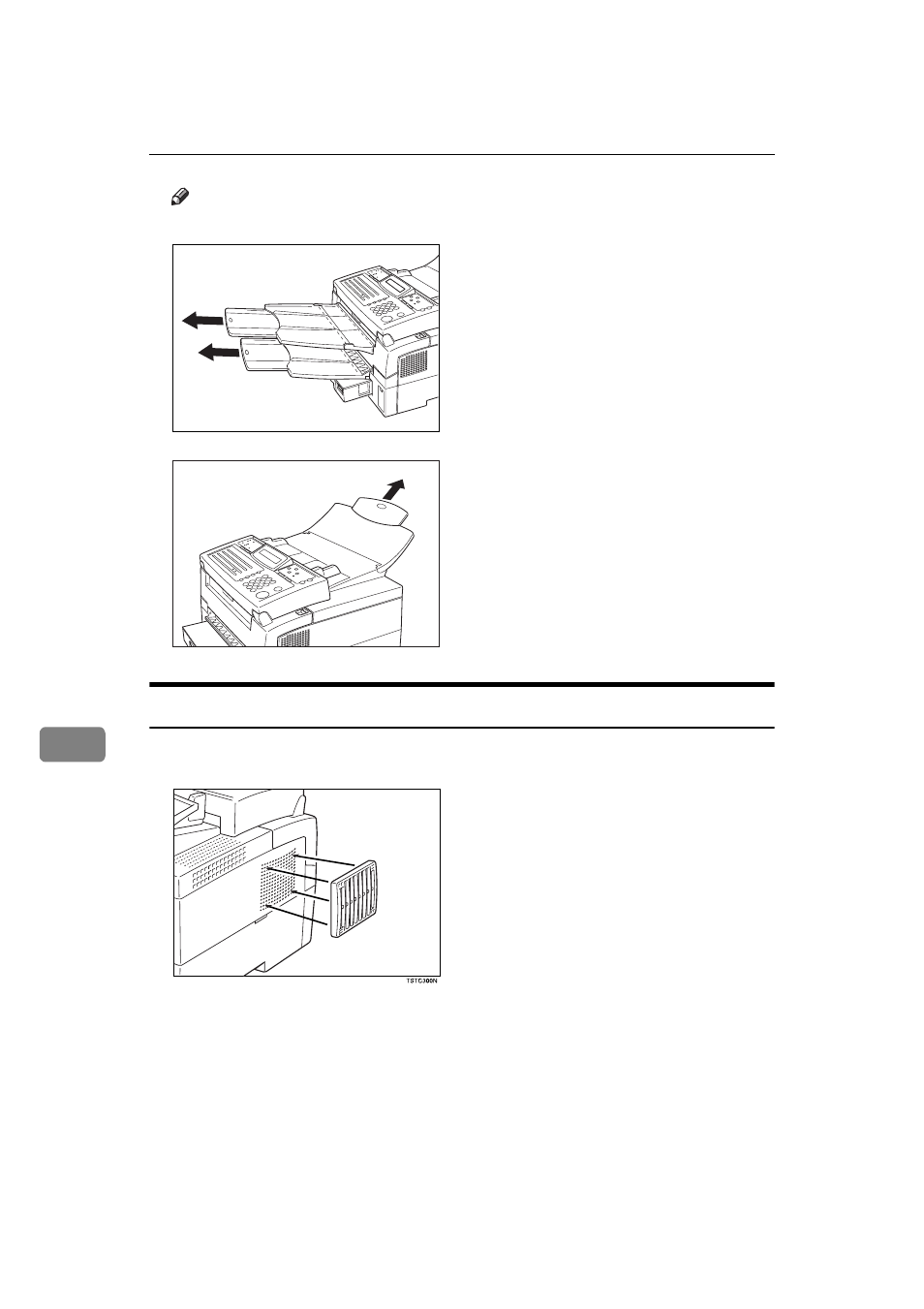 Ventilation grill direction | Ricoh H545 User Manual | Page 172 / 194