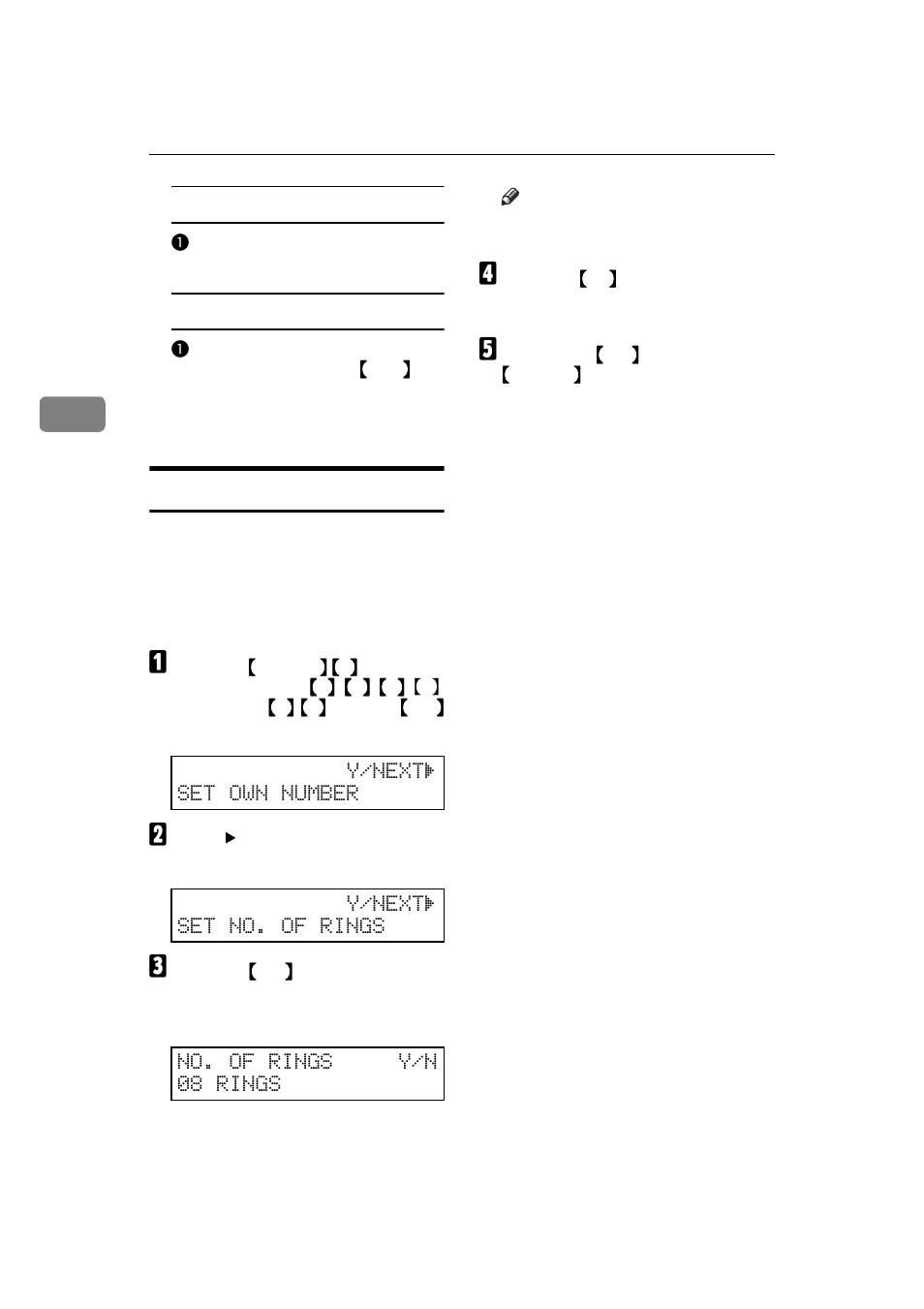 Setting the auto ring time | Ricoh H545 User Manual | Page 34 / 194