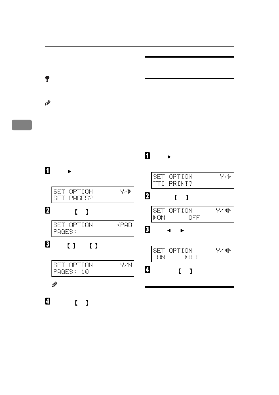 Personal codes | Ricoh H545 User Manual | Page 38 / 194
