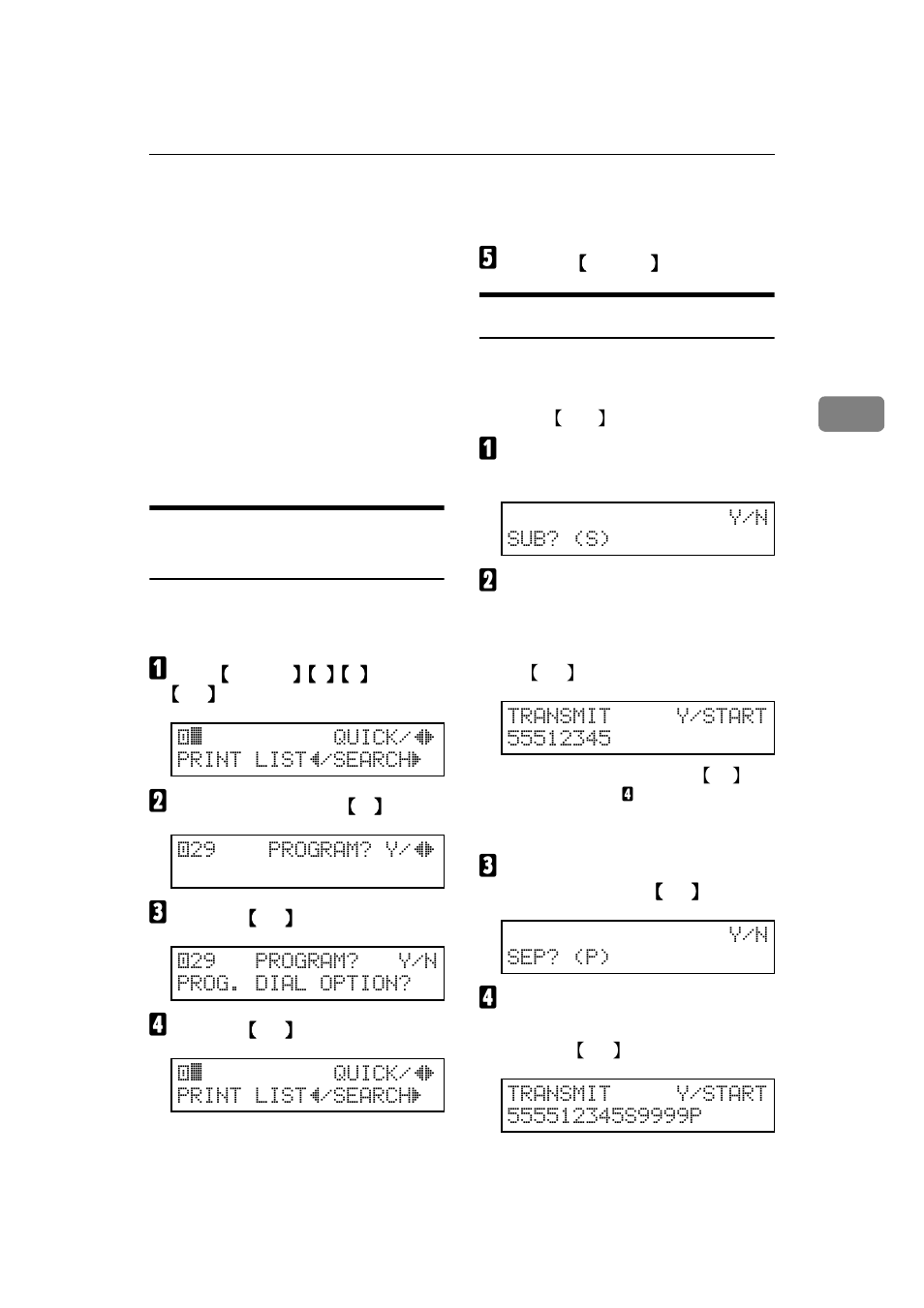 Dial options, Programming the dial option key, Using the dial options | 3dial options | Ricoh H545 User Manual | Page 47 / 194