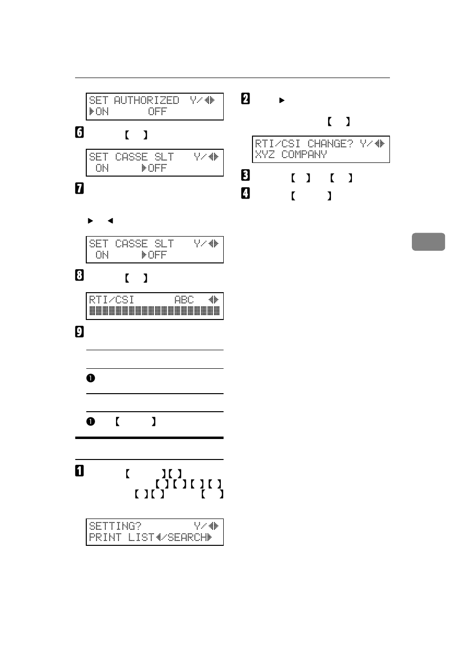 Erasing the special terminal | Ricoh H545 User Manual | Page 75 / 194