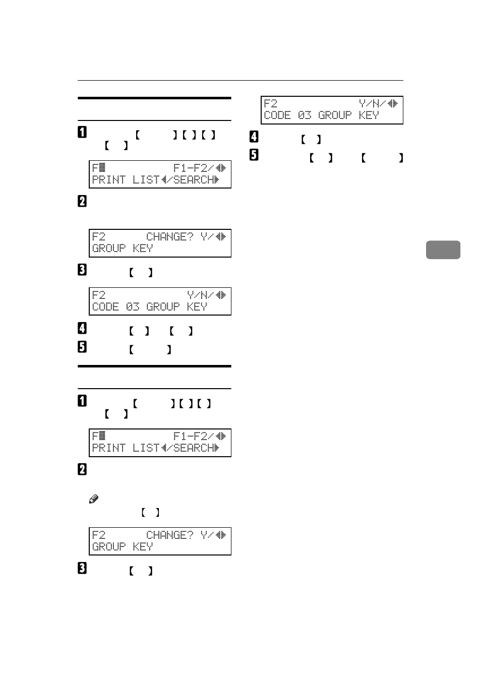 Editing a function program, Deleting a function program | Ricoh H545 User Manual | Page 93 / 194